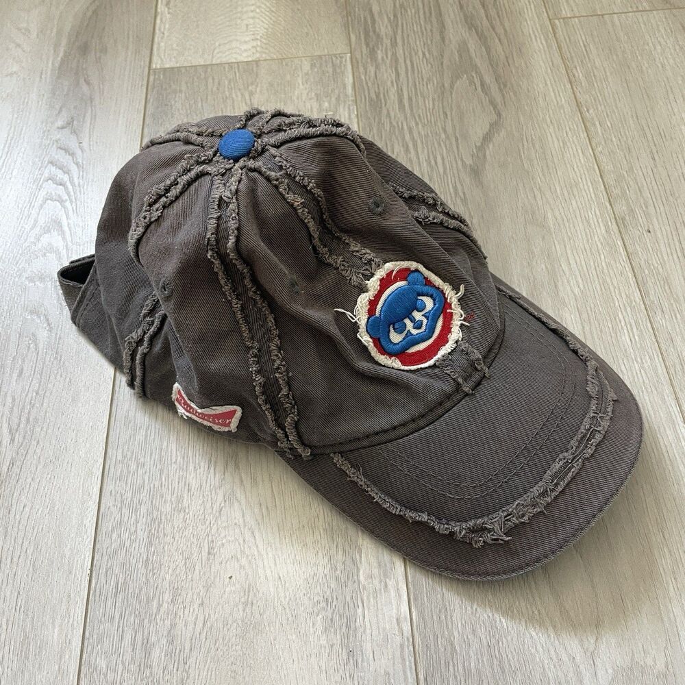Chicago Bears Hat melonwear distressed baseball unisex Gray (one size) football